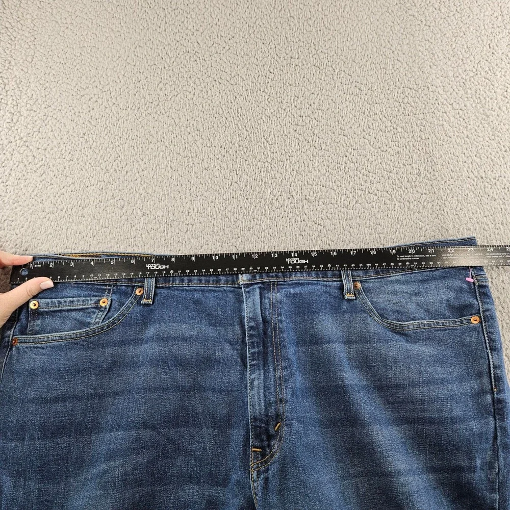 Levis 541 Athletic Taper Jeans Mens‎ Jeans 46x32 Blue Denim Stretch Classic